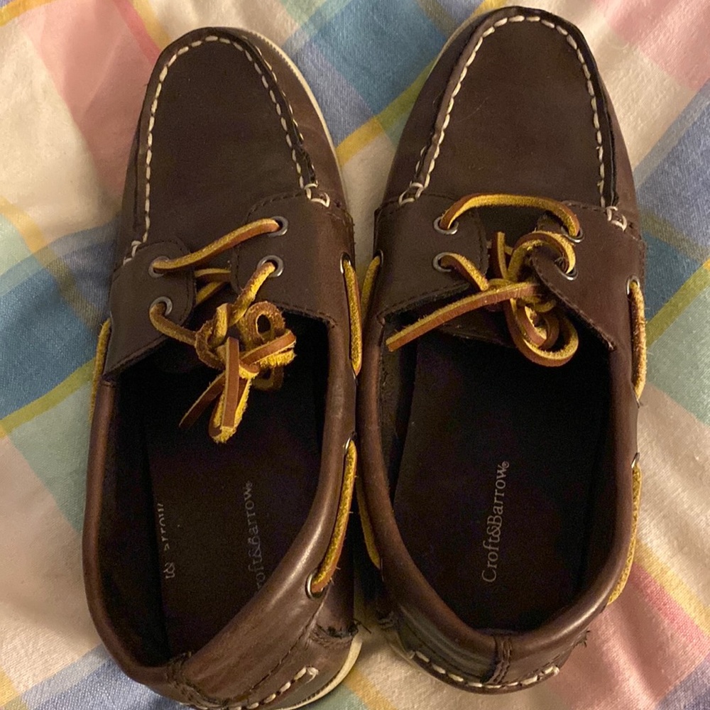 Croft & barrow brown boat shoes